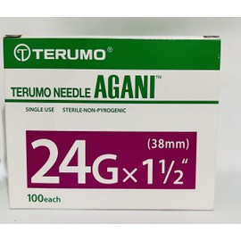 TERUMO RS 24G x 1 1/2" (0.55x38mm) Terumo 100each/Pack