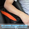 Car Center Console Cushion Pad, Universal Leather Waterproof Armrest Seat