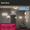 Paulmann 71071 LED Ceiling luminaire Selection Bathroom Gove IP44 3000K
