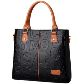 SHARE ITEMS Women's Tote Bag, Lightweight, Black, Large Capacity, Popular, Lightweight, Business Bag, Crossbody Pochette, Shoulder Bag, yellow