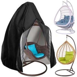 Galerie SV Hanging Chair Cover, Outdoor Cover, Hanging Chair, Waterproof, Winterproof, 210D Oxford Fabric, Windproof, Anti-UV Hanging Chair Cover, Protective Cover for Hanging Basket, Hanging Swing,