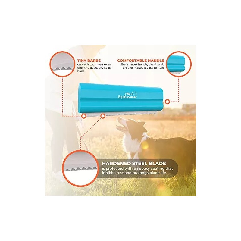 EquiGroomer Deshedding Brush for Dogs and Cats | Undercoat 5",