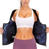 Everfion Sauna Suit for Women Shaper Vest Waist Trainer Sweat