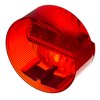 MZA Rear Light Cap Round, Red, Diameter 120 mm without
