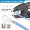 Plustool Crimping Tool for Non-Insulated Open Barrel Terminals & Receptacles