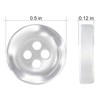BeeSpring Mother of Pearl Buttons 20 Pieces Shirt Button 0,5