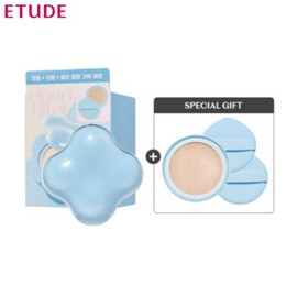 ETUDE Cloud Filter Cushion & Refill & Puff Set+ 4 Items, Color:#23 Beige