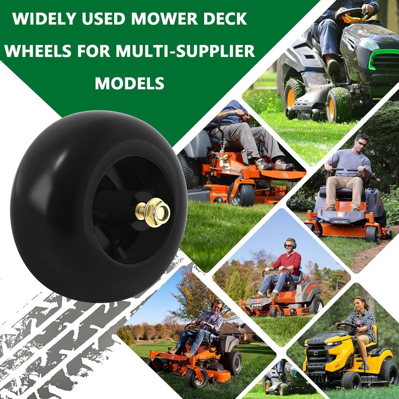 Sporthfish 753-04856A Mower Deck Wheels for Cub Cadet Craftsman Husqvarna
