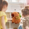 ZexJpr Capybara Kuscheltier, Niedliches Wasserschwein Plüschtier, Weiches Capybara Plüschtier Für