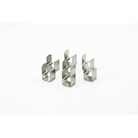 Stainless Steel Clips for Lightwell Cover: approx. 12 Set for Lightwell Cover: approx. Stainless Steel Wire Mesh or Alloy Fabric Box of 12 Basic Price € 0.58/)