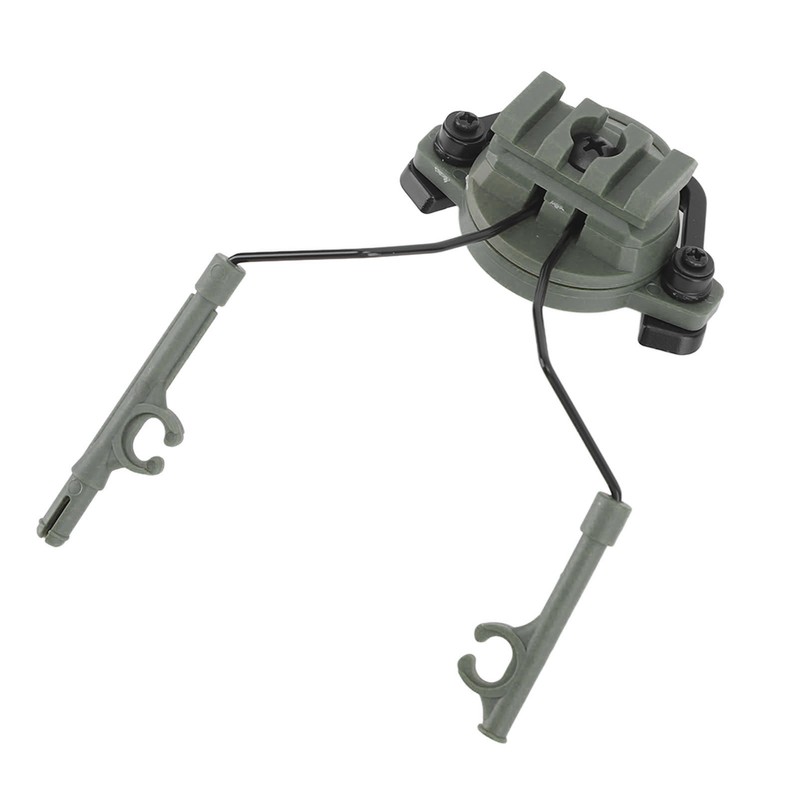 2Pcs Suspension Headset Bracket Helmet 19‑21mm Rail Adapter Rotatable Headphones