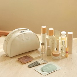 YDR Large Makeup Bag Wet & Dry Cosmetic Bag for Women,Travel Makeup Bag with Divider Waterproof Portable Pouch Makeup Organizer Toiletry Bag