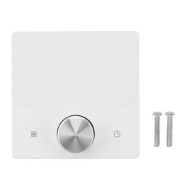 Thermostat ABS Black Smart Programmable WiFi Digital Touchscreen LCD Color Thermostat for Household White