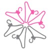 E-TING 60 Pcs Mini Doll Clothes Hangers - Plastic Mixed