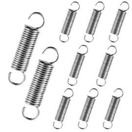 Tension Springs with Hooks Tension Spring Stainless Steel 75 x 17 x 2 mm Tension Spring Awning Spring Metal Coil Spring Steel Tension Springs Assortment Steel Spring Tension Spring with Hooks for
