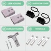ANDCHIER 2pcs 120A 2 Gauge AWG Wire Connector with Dust