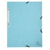 Exacompta - Ref 55528E - Pack of 5 Elastic folders