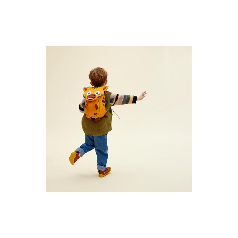 Affenzahn Kleiner Freund Kindergarten-Rucksack für 1-3 Jährige Ergonomisch Reflektierend Ziehzunge