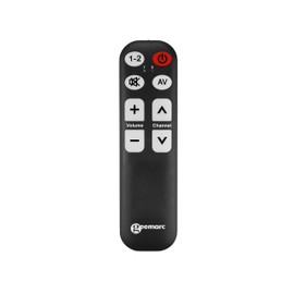 Geemarc TV5 Universal Remote Control with 7 programmable Buttons (Requires Original Remote for Pairing)