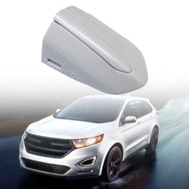 Wyrxalon White Front Left Door Handle Lock Bezel Cover Cap DS7Z-54218A15-DC Compatible with Ford Fusion 2013-2020,Compatible with Ford Edge 2015-2021