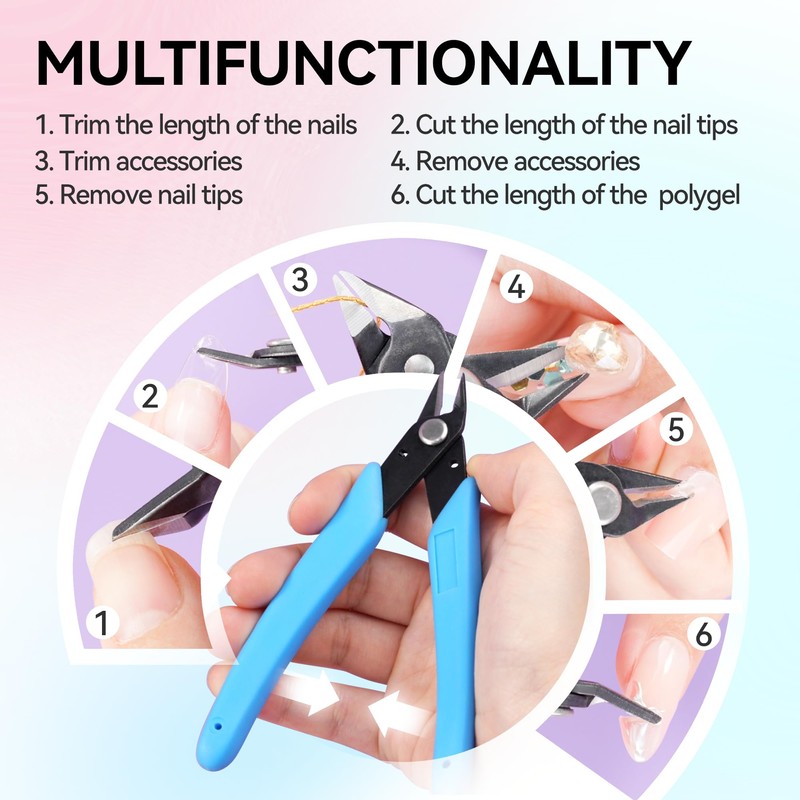 gelike ec 240 pieces short nail tips and nail lamp,