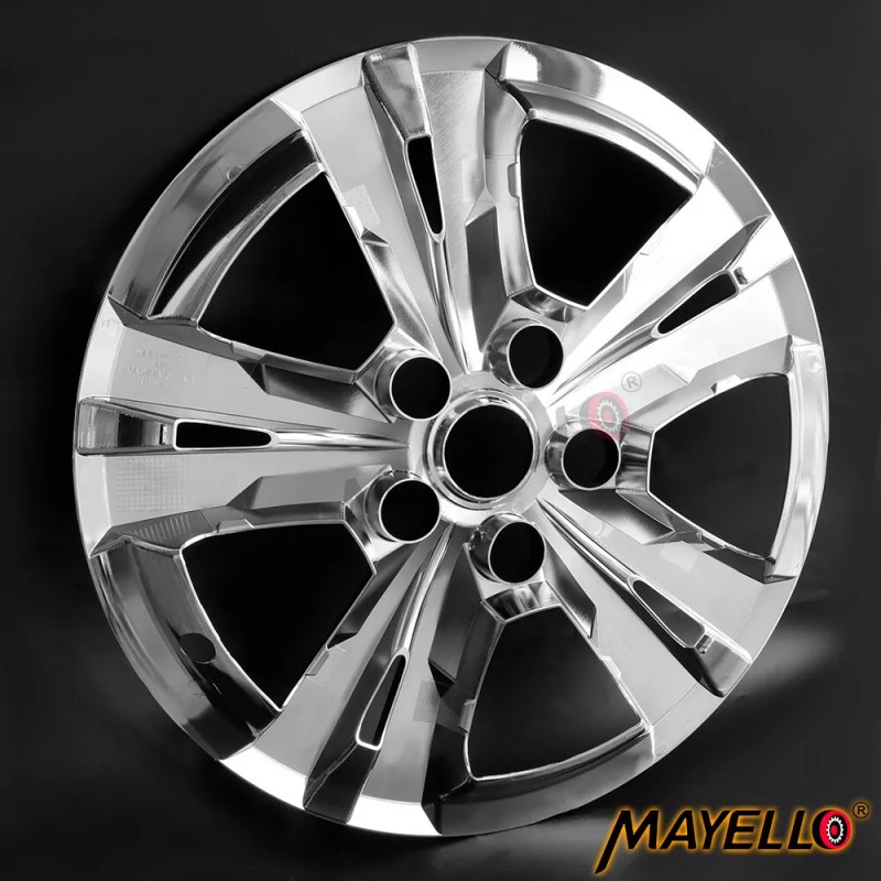 Unbranded Set of Four 17" Chrome ABS Wheel Skin Covers