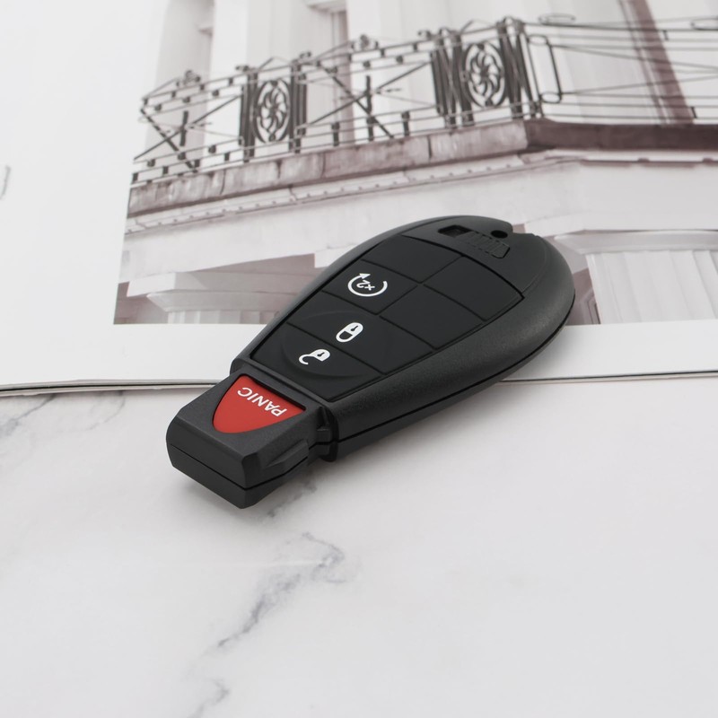 eMagTech 4 Button Car Remote Control Key Fob Cover Compatible