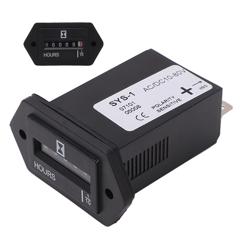 Electromagnetic Counter 0‑99999.9 6 Digit Industrial Pulse Totalizer for Machine