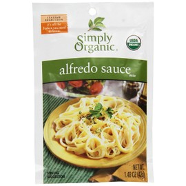 Simply Organic Alfredo Seasoning Mix - Case of 12-1.48 oz.