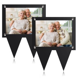 Tikitup 2pcs 5x7 inches Acrylic Waterproof Cemetery Picture Frame