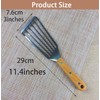 KLAQQED Fish Spatula Set for Nonstick Cookware Flexible Metal Fish