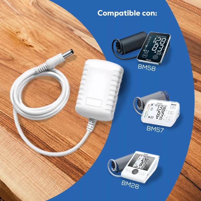 Beurer Adaptador De Corriente Para Baumanometro Beurer Bm57 Y Bm28