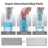 JOYMOOP Microfiber Mop Pads, Mop Head Replacement for JOYMOOP 13-inch