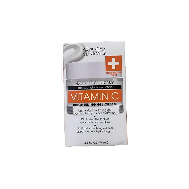 Advanced Clinicals Gel De Crema Facial Con Vitamina C