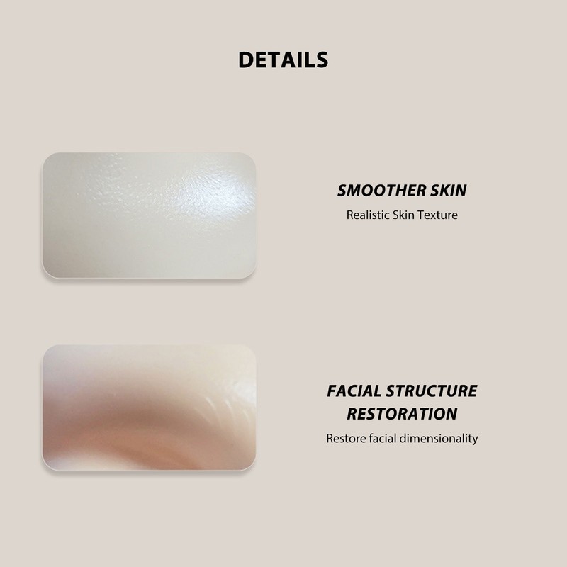 Makeup Practice Face Board 5D Silicone Mannequin Face for Eyes