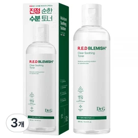 Dr.G Red Blemish Clear Soothing Toner, 300ml, 3 pieces 300ml x 3 pieces / 닥터지 레드 블레미쉬 클리어 수딩 토너, 300ml, 3개 300ml x 3개