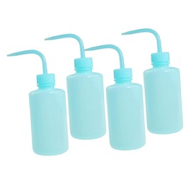 CIYODO Elegant Curved Nozzle 250ml Plastic Squeeze Bottle for Eyelash Rinse Wash