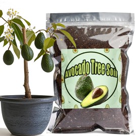 Organic Avocado Tree Potting Soil Mix 1qt, Enhance Growth and Transplant Success for Avocado Plants