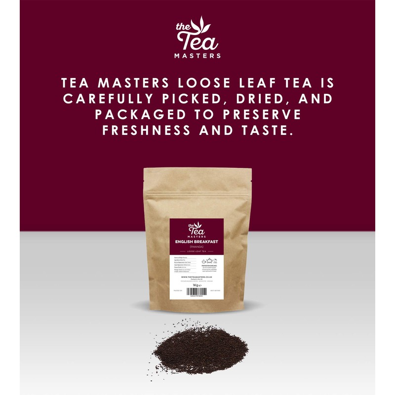The Tea Masters Loose Leaf Tea - Breakfast Tea -