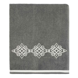 Avanti Linens Riverview Wash Towel, Nickel