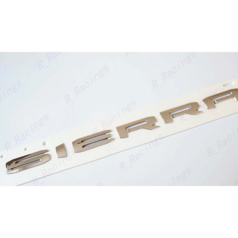 GMC 1pc New Chrome Tailgate Sierra Emblems Letters Fit GMC