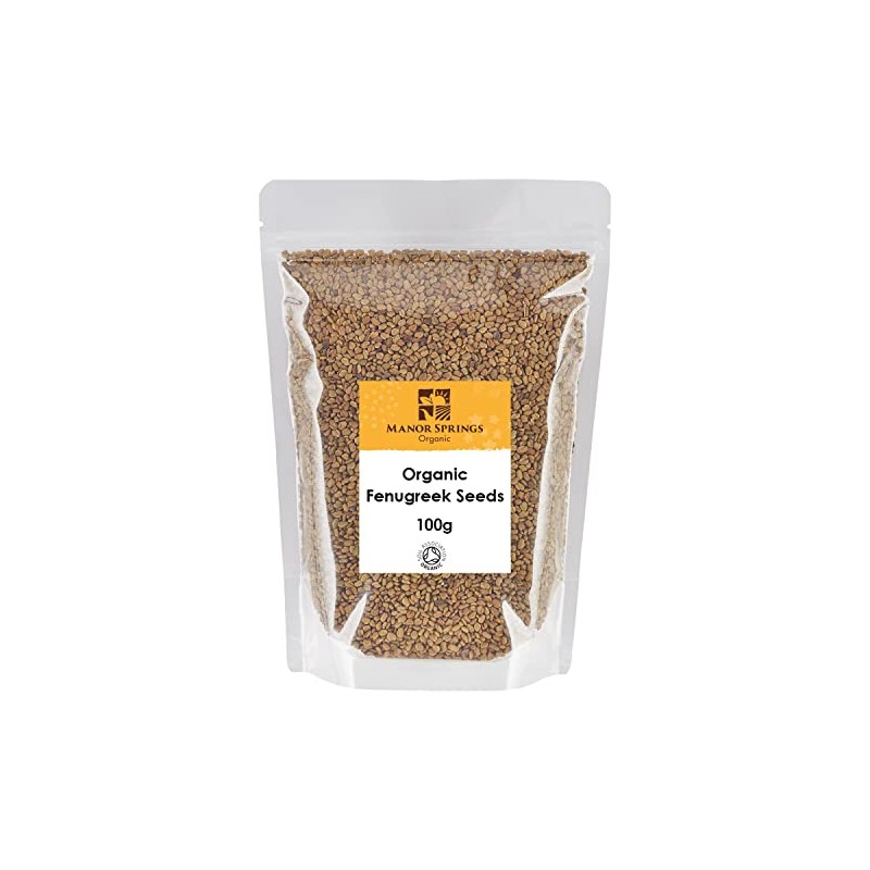 Organic Fenugreek Seeds 100g by Manor Springs Organic
