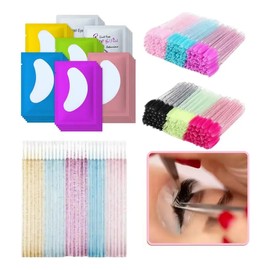 50 Parches De Hidrogel 50 Cepillos Glitter 100 Microbrush