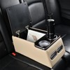 Coverado Car Center Console, Universal Rear Bench Seat Consoles, Truck