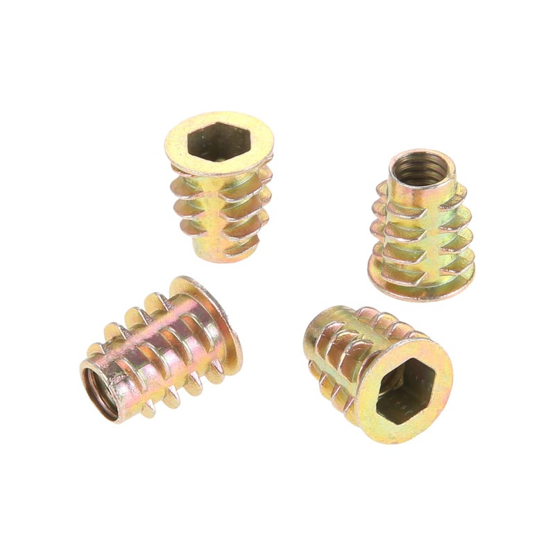 Nut Screw Type Insert Nuts Embedded Nuts Bolts Furniture Woodworking