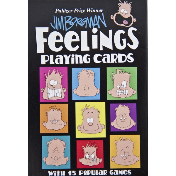 Feelings Playing Cards by Jim Borgman Pulitzer Prize Winner