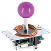SANWA JLF-TP-8YT Arcade Joystick (Purple Ball Top) - Premium, High