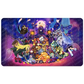 YMILOHOGI Playmat Kurikara Divincarnate Purrely TCG CCG OCG Trading Card Game Mat 600X350mm + Free Bag (D0007) (Ghostrick Festival D301)