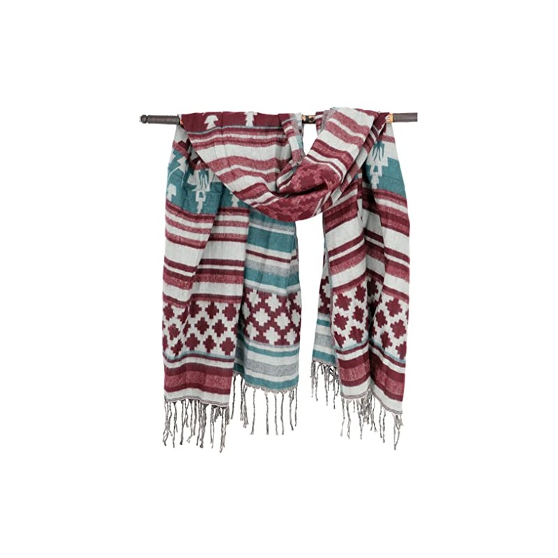 GURU SHOP Soft Pashmina Scarf / Stole with Paisley Pattern,