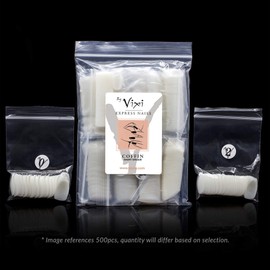 Completely Transparent Nails for Nail Salons and DIY Nail Art, Including Glue and Small File, 10 Sizes, Either 50, 100 or 500 Artificial Nails